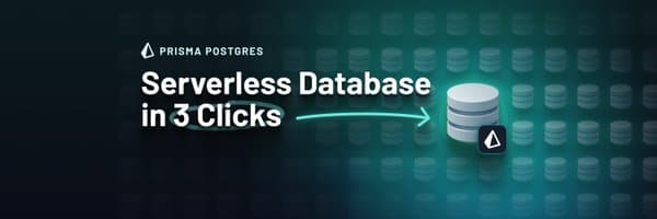 Prisma Postgres banner